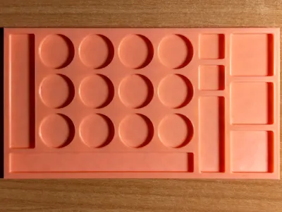 Paints and tools organizer