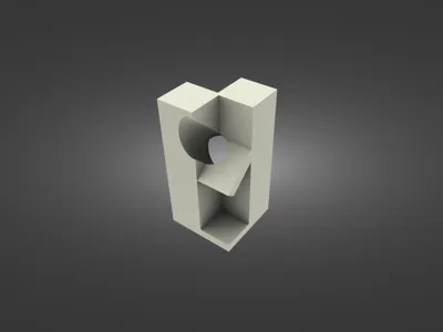 Modern Pen Holder (Geometric)