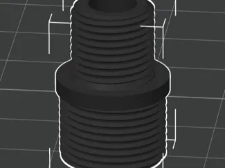 11mm male cw to 14mm male ccw airsoft