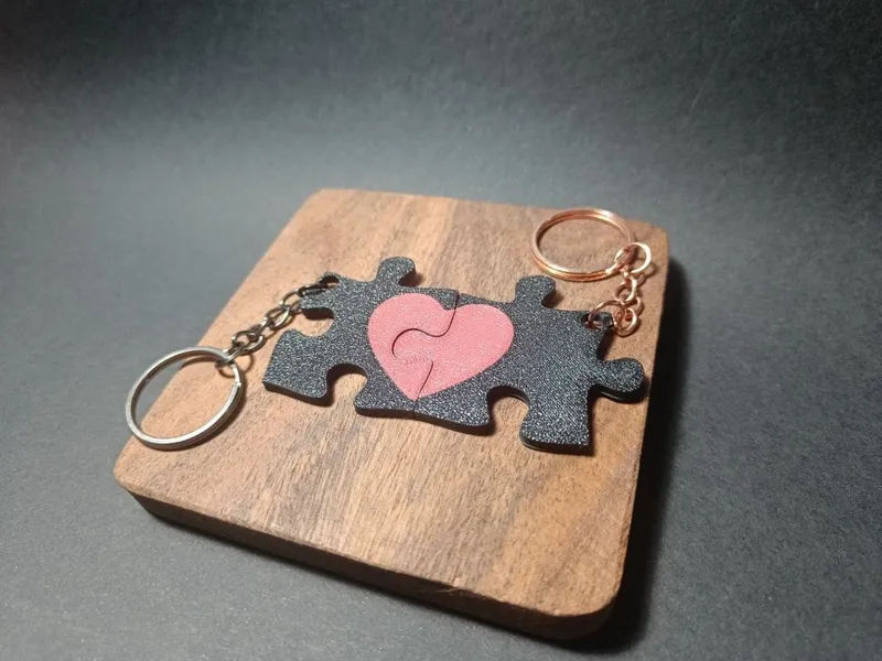 ValentinesDayPuzzleKeychain