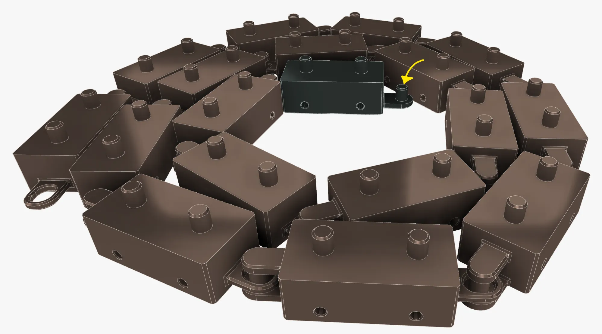 Chain Chassis . Coupled Cars . Tiny Train System by SFYoungMakerWorld ...