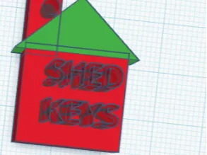 Shed keychains