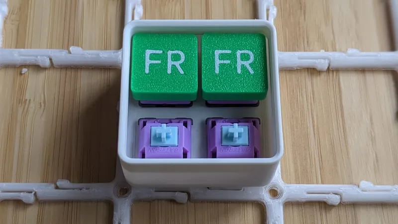 FR (Flat Rectangular) Profile Keycaps