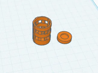 Floating pen stand