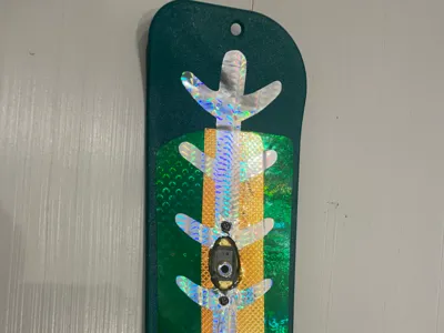 11" Salmon Flasher with LED blinker