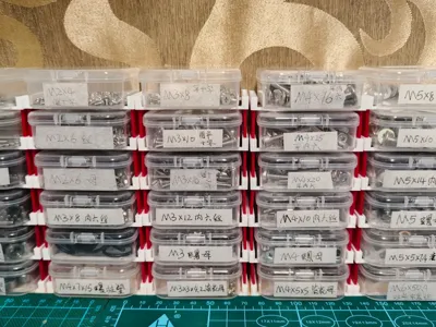 Repurposing Flow Calibration Plates—Screw Organizer Parking Garage