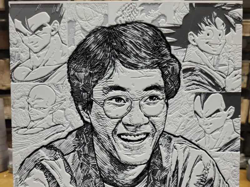 Akira Toriyama Tribute Hueforge