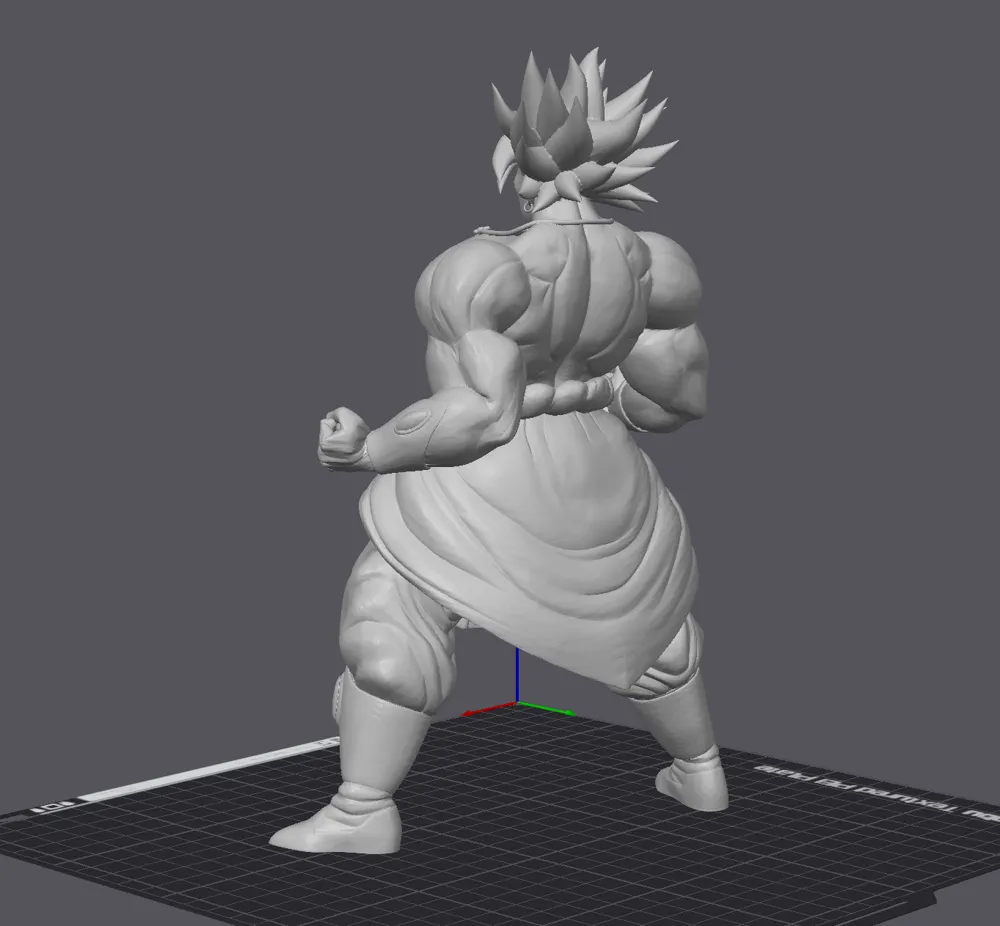 3Dプリント 超ブロリーZ ドラゴンボール3Dモデル - 無料3Dモデル