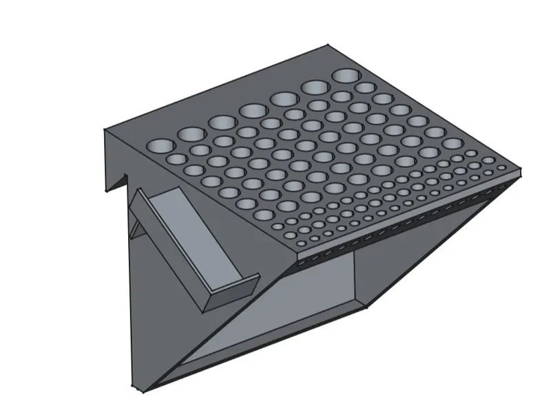 Screwdriver rack with French Cleat