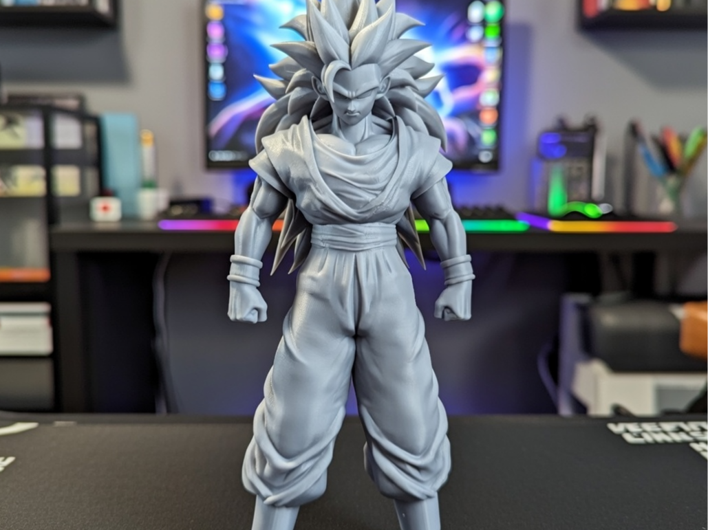 Dragon ball Goku Super Saiyan 3 (SSJ3) 3D Model