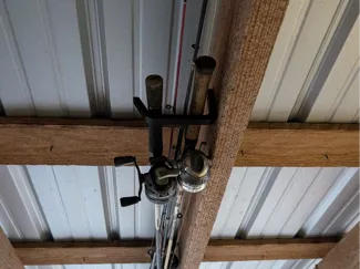 Screw mounted hook/bracket