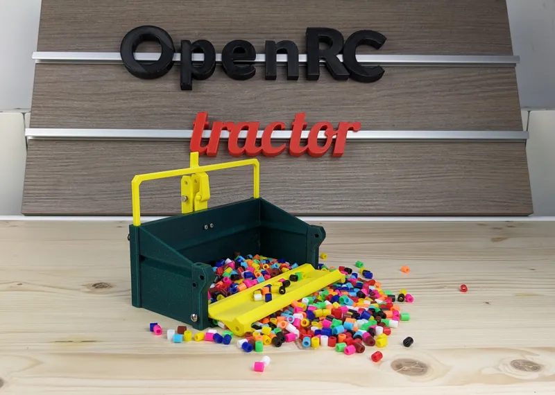 OpenRC Tractor tipping box