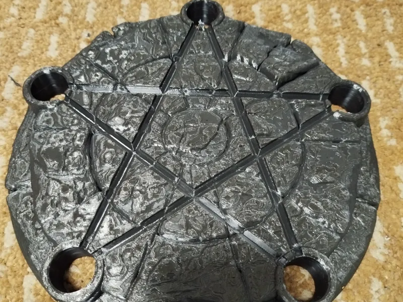 pentagram kerzen halter