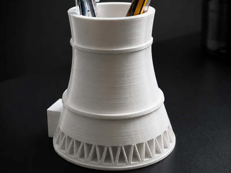 Cooling tower pencil case