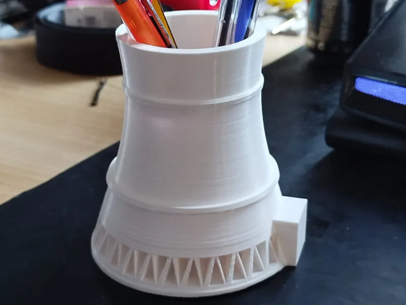 Cooling tower pencil case