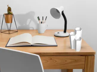 Hexagonal desk organizer