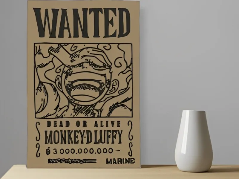 Cartel de se busca Luffy