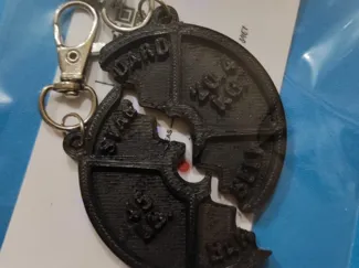 Llavero de gym para compartir