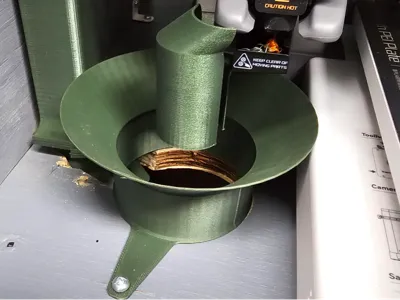 Through desk poop chute for A1 printer