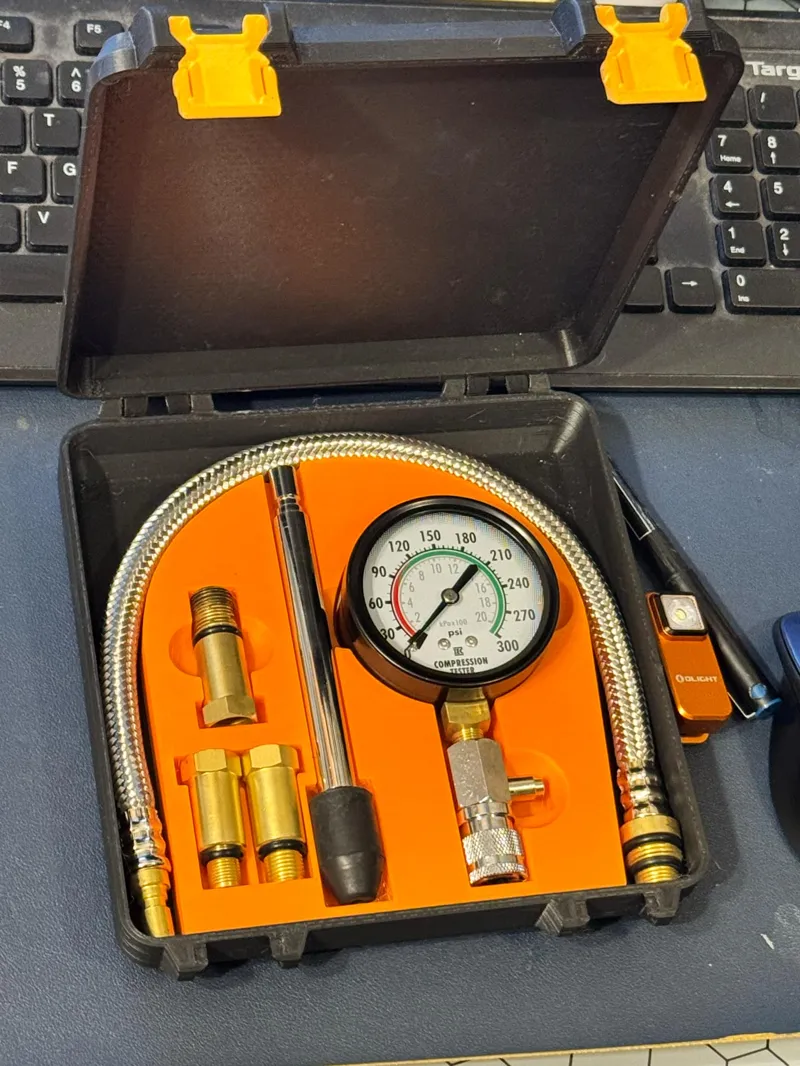 Cylinder Compression Tester Kit Organizer