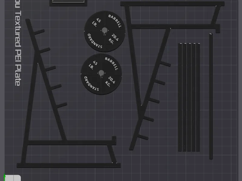 Barbell Bench Pen Holder