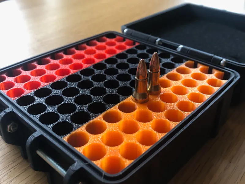 Ammo box - different color slots - no AMS needed