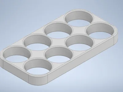 4x2 18650 Li-Ion Battery Holder