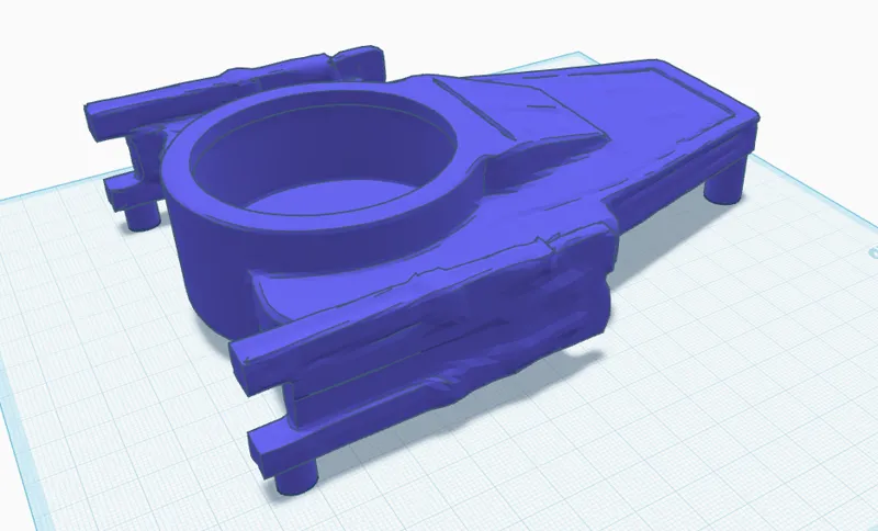 Low Poly Starship Planter/Pot
