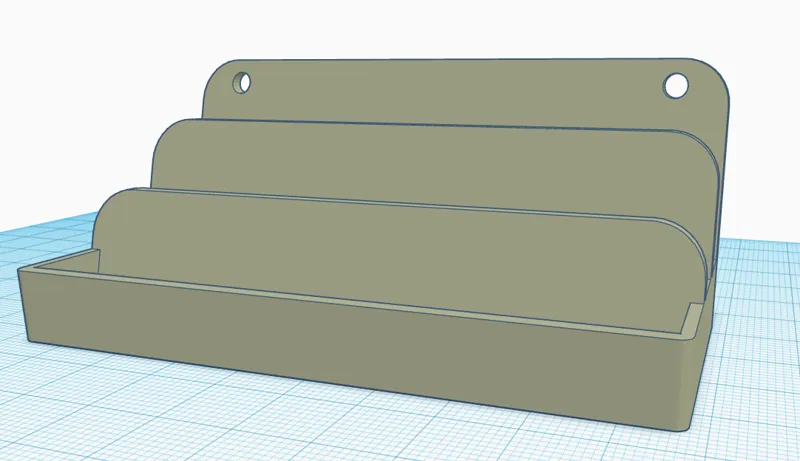 Card Holder With 4mm Mounting Holes