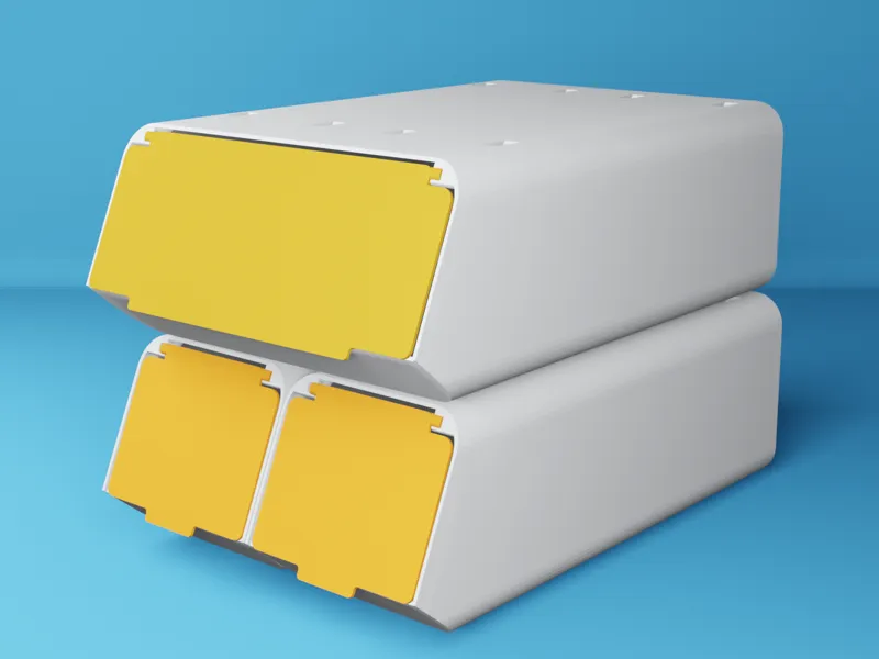 Cajones modulares simples