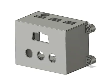 Arduino case with OBDII cover