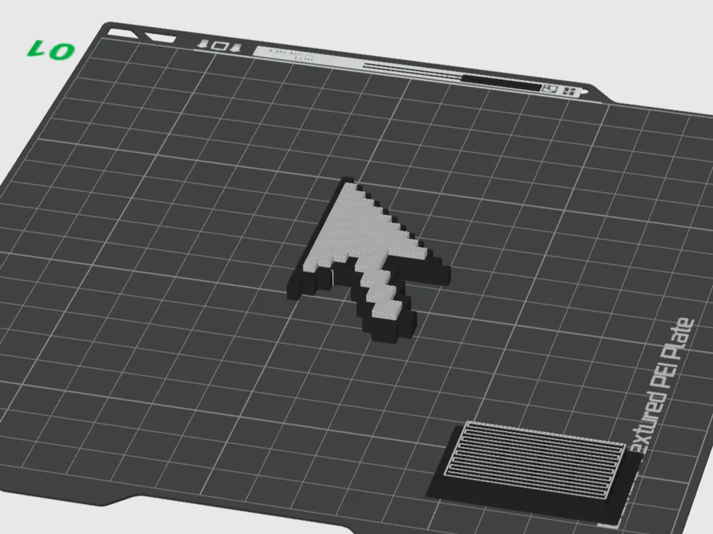 Retro windows cursor (Print In Place) Remixed by Potato Jo - MakerWorld