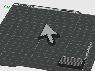 Retro windows cursor (Print In Place)