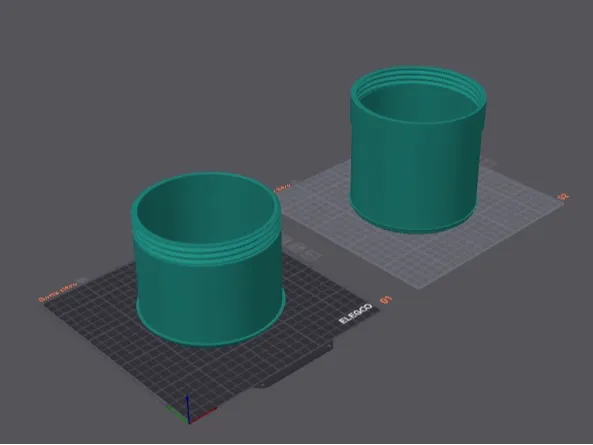 Boite cylindrique avec Filetage