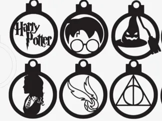 Harry Potter ornaments