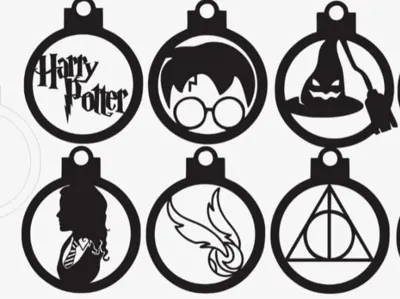 Harry Potter ornaments 