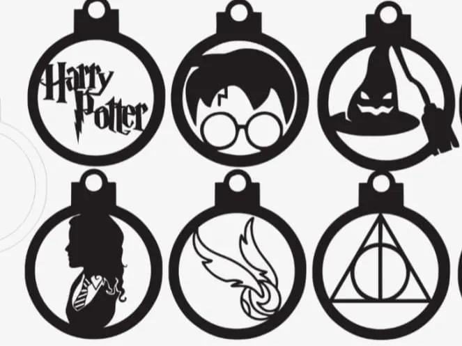 Harry Potter ornaments 