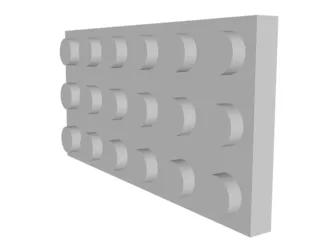 3 x 6 brick piece