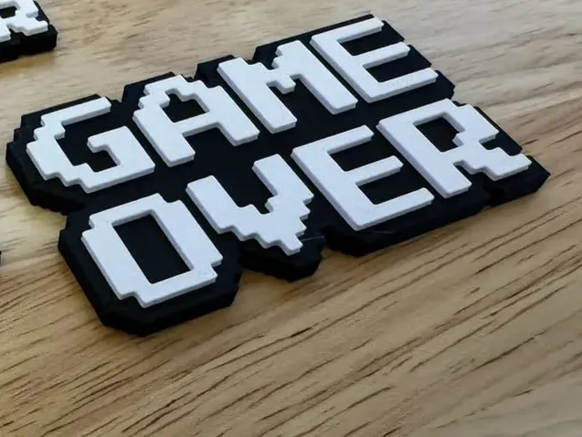 8- bit game over