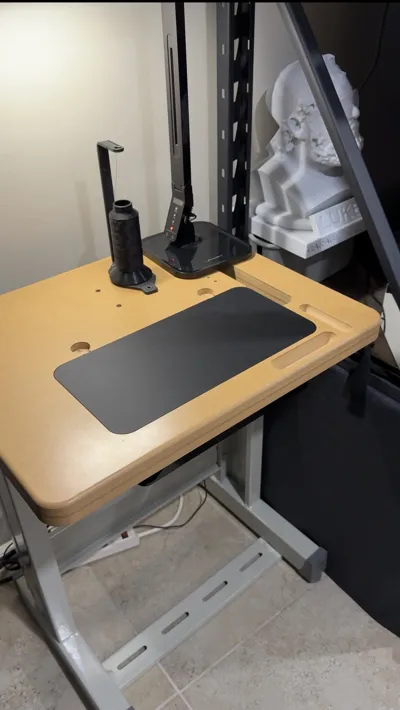Insert to fill hole of Sailrite Sewing table