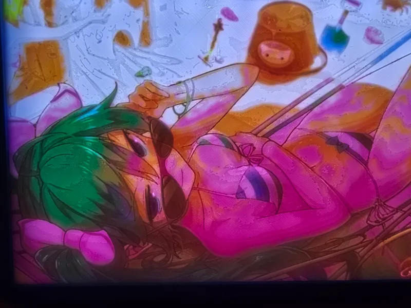 Hatsune miku cmyk lithophane