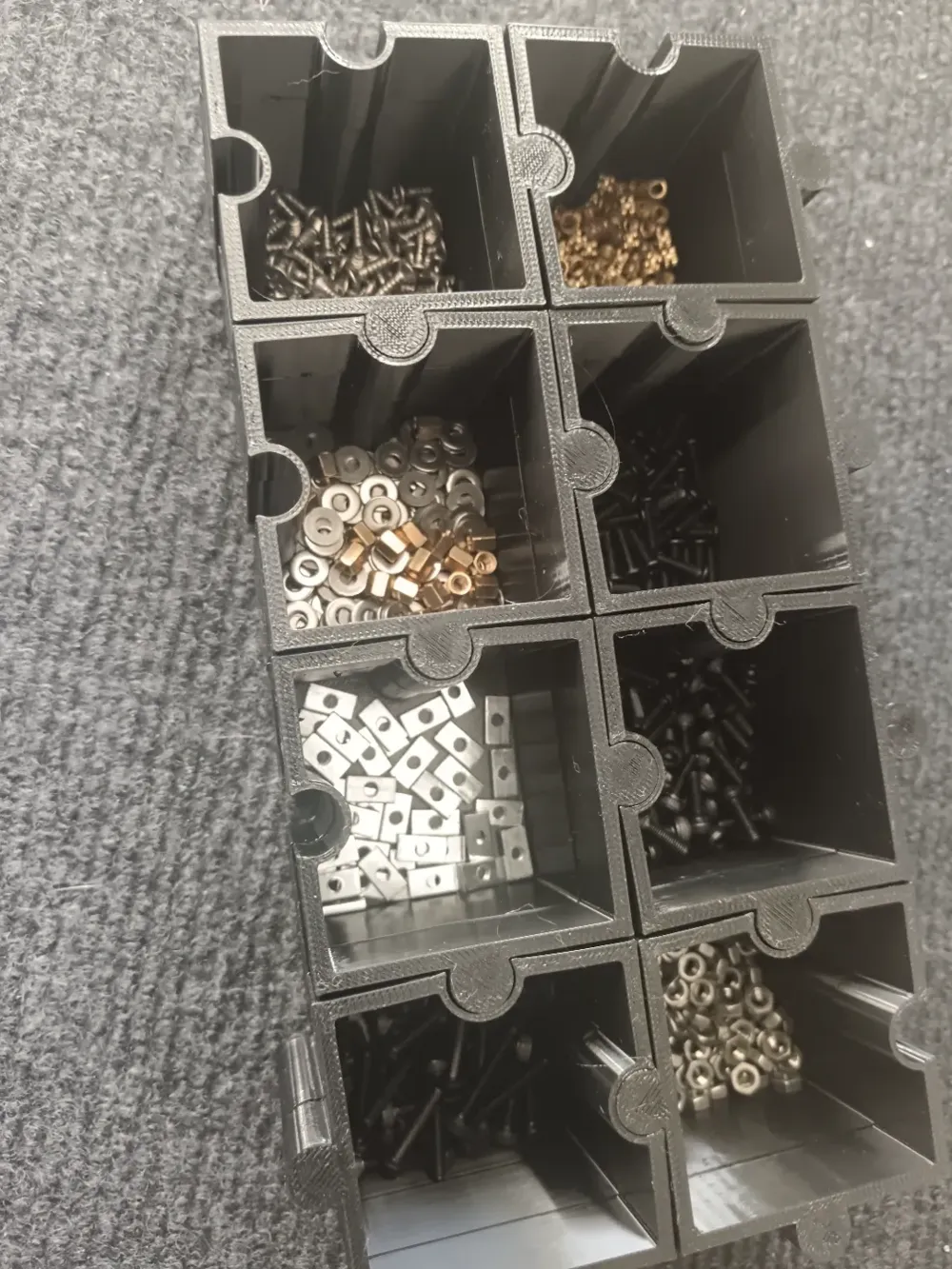 Interlocking Puzzle Storage Box (Infinitely Extensible) by 是个枷锁 ...