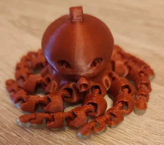 Octopus keychain