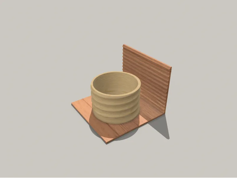 Bookend vase