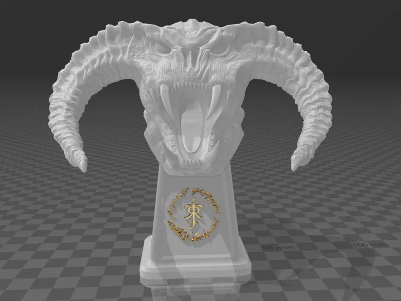 Lord Of The Rings Balrog Bust