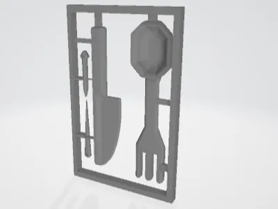card cutlery set SINGLE USE