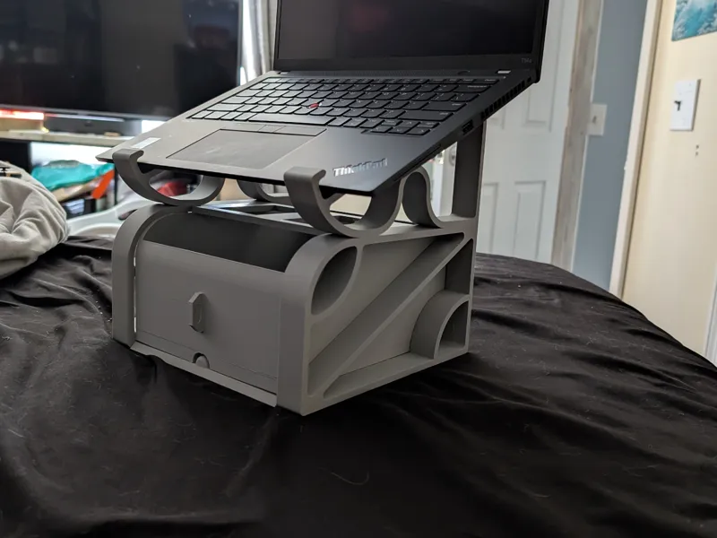 Large Laptop Stand with drawer