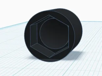 Tapón para tuercas acampanadas