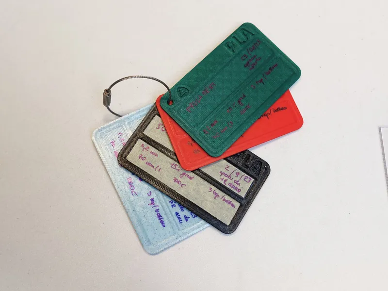 Filcards - Credit card sized filament swatches