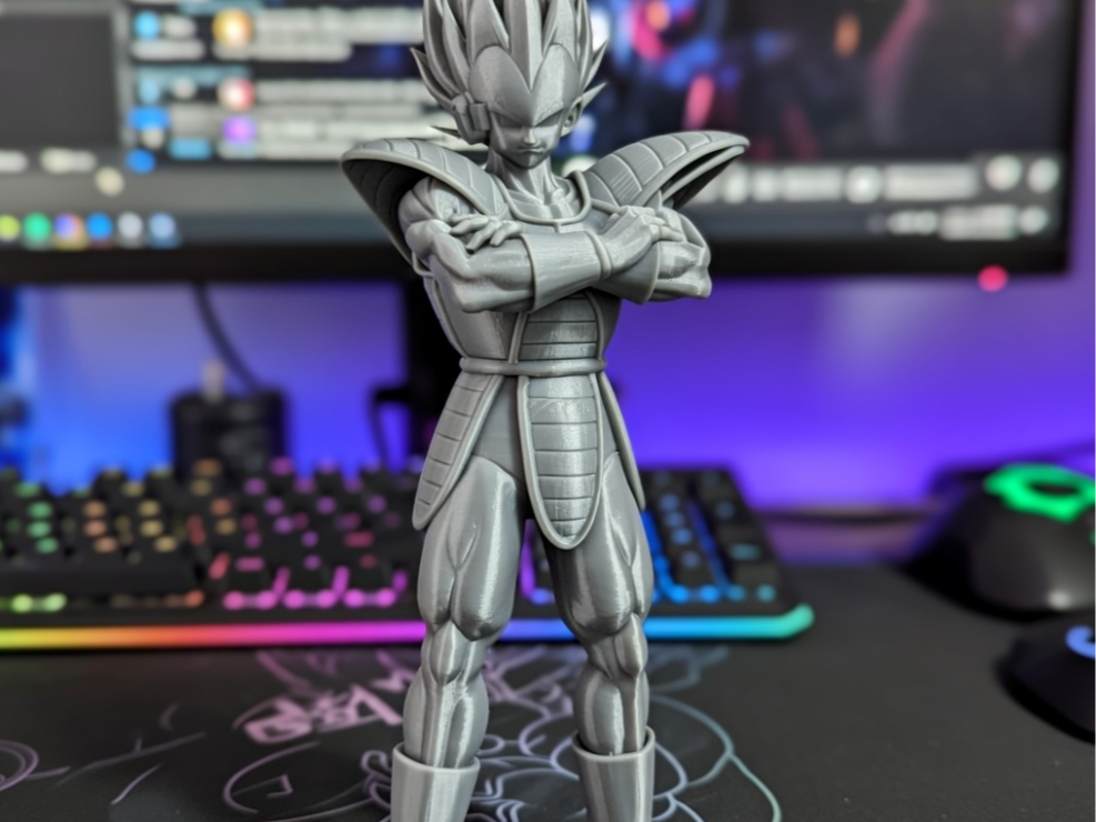 Vegeta with Scouter 3D Model 